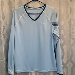 Nike women’s size Large (10-12) blue long sleeve